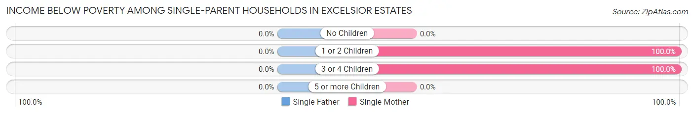 Income Below Poverty Among Single-Parent Households in Excelsior Estates