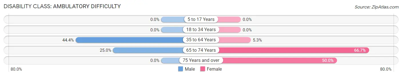 Disability in Fleming: <span>Ambulatory Difficulty</span>