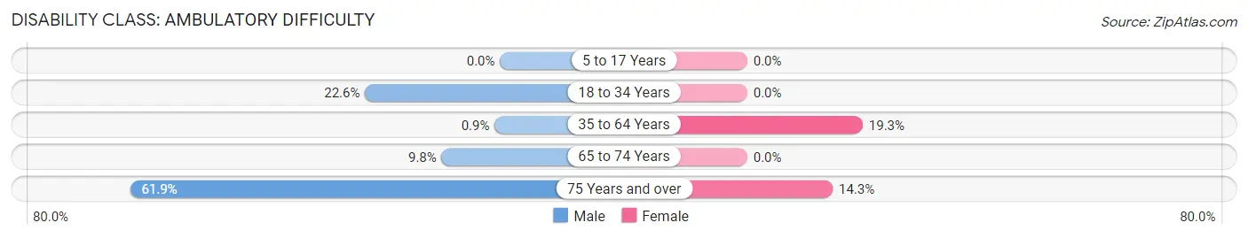 Disability in Glenaire: <span>Ambulatory Difficulty</span>