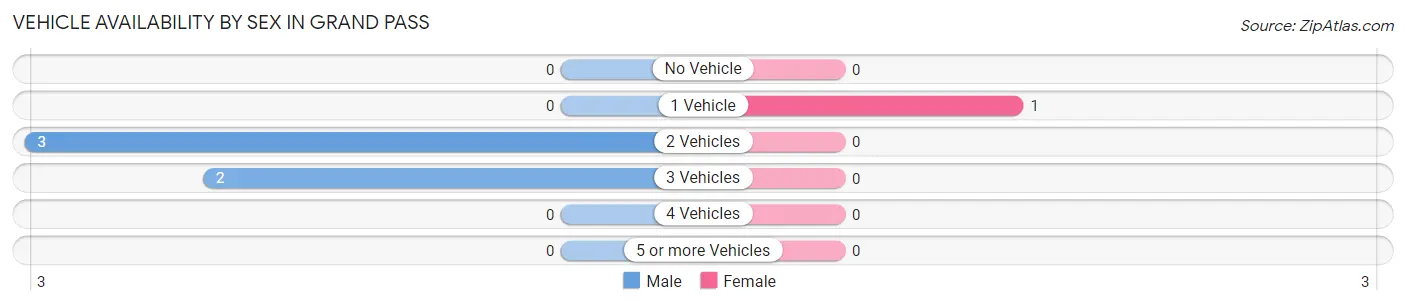 Vehicle Availability by Sex in Grand Pass