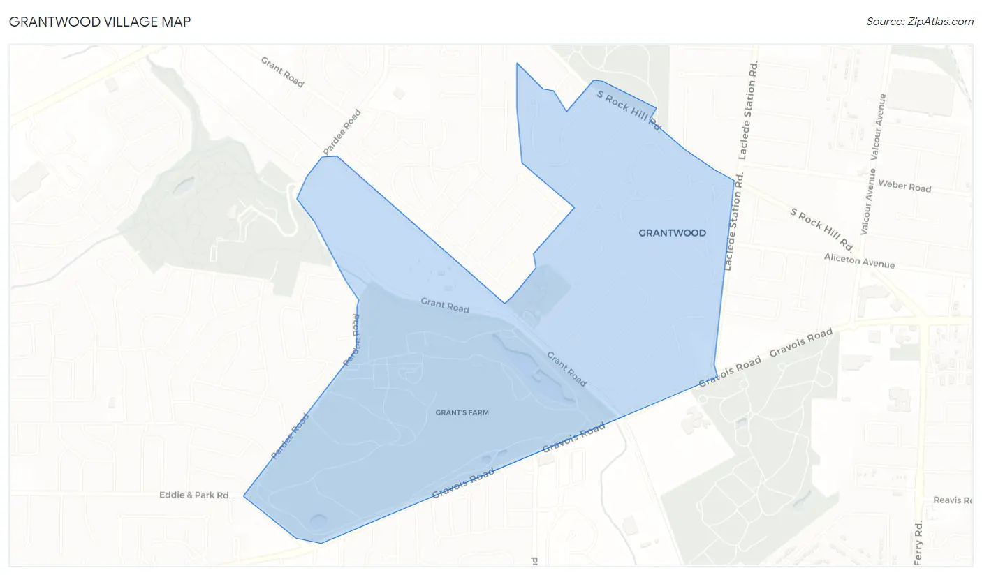 Grantwood Village Map