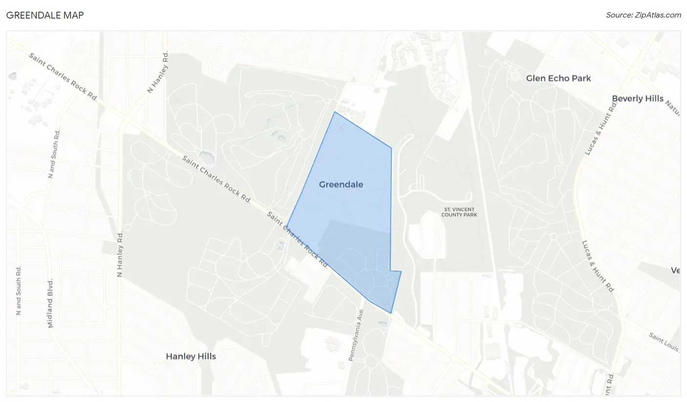 Greendale Map