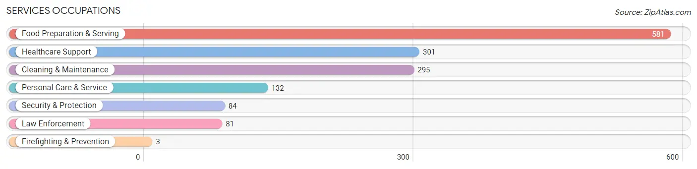 Services Occupations in Hannibal