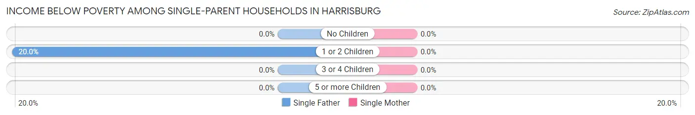 Income Below Poverty Among Single-Parent Households in Harrisburg