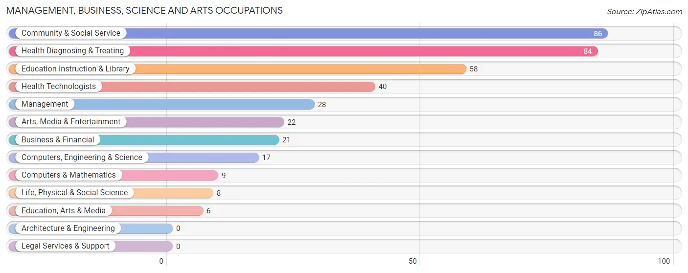 Management, Business, Science and Arts Occupations in Houston