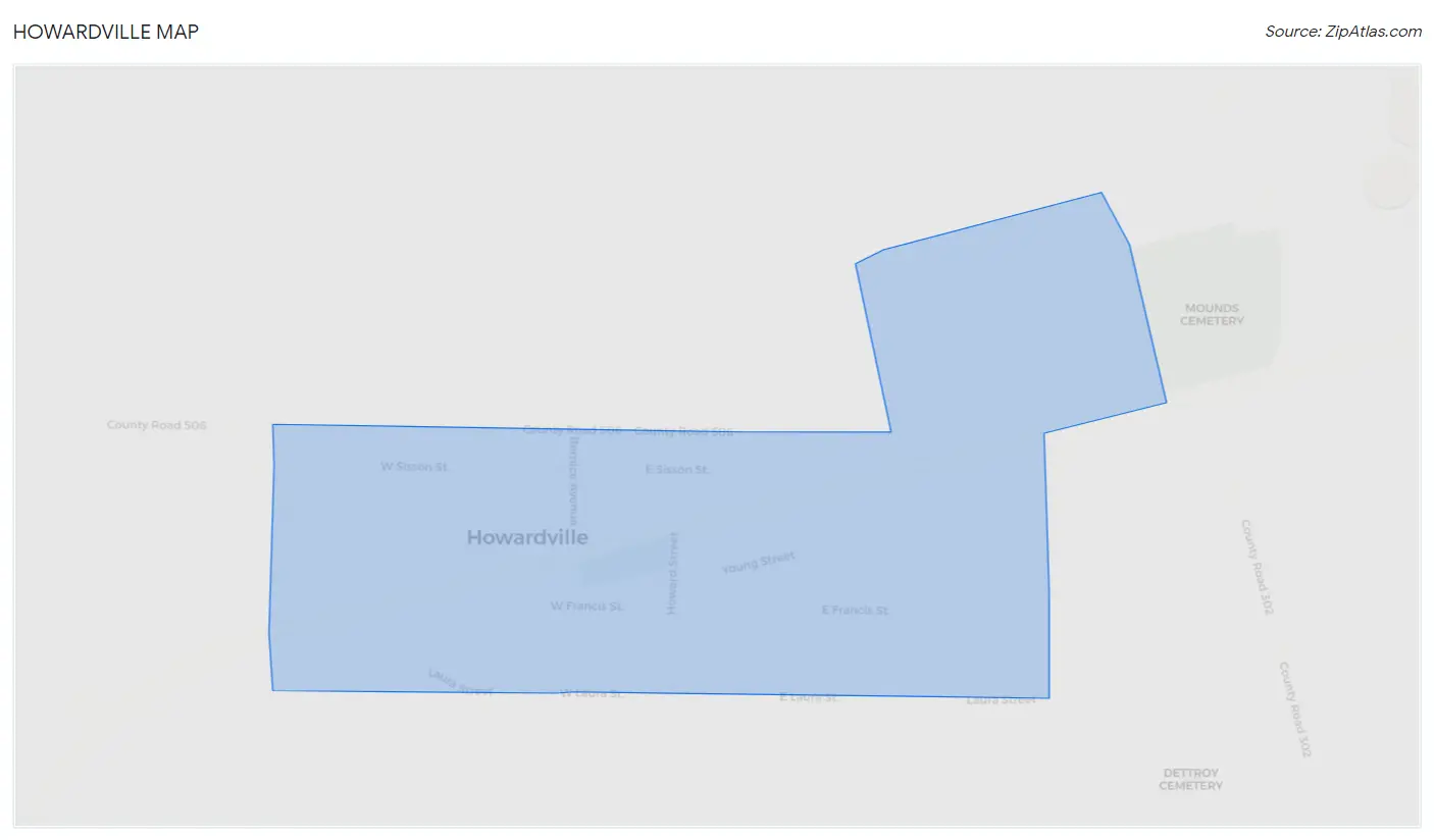 Howardville Map