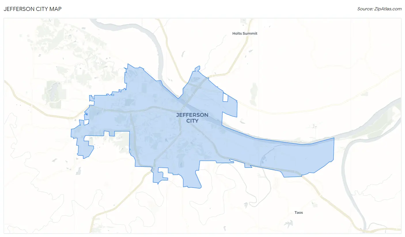Jefferson City Map