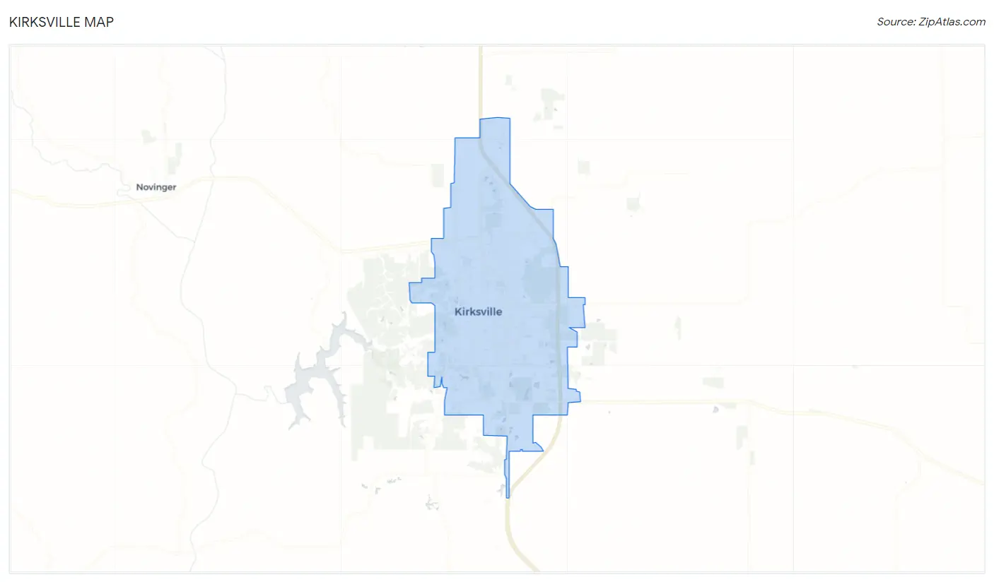 Kirksville Map