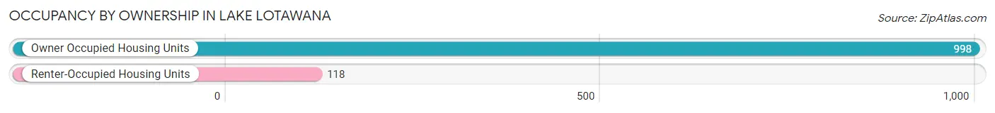 Occupancy by Ownership in Lake Lotawana