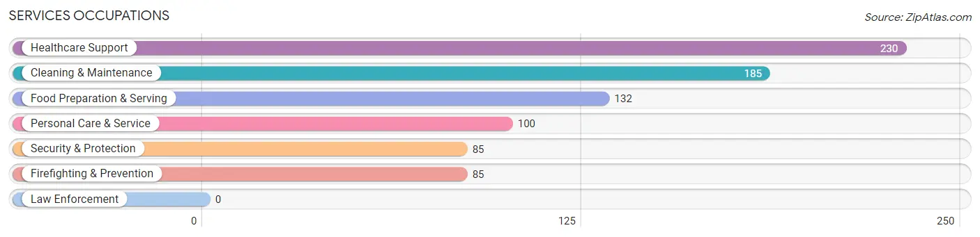 Services Occupations in Pevely