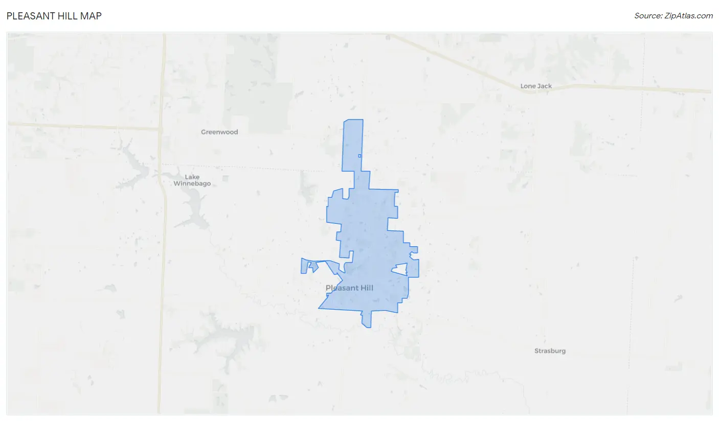 Pleasant Hill Map