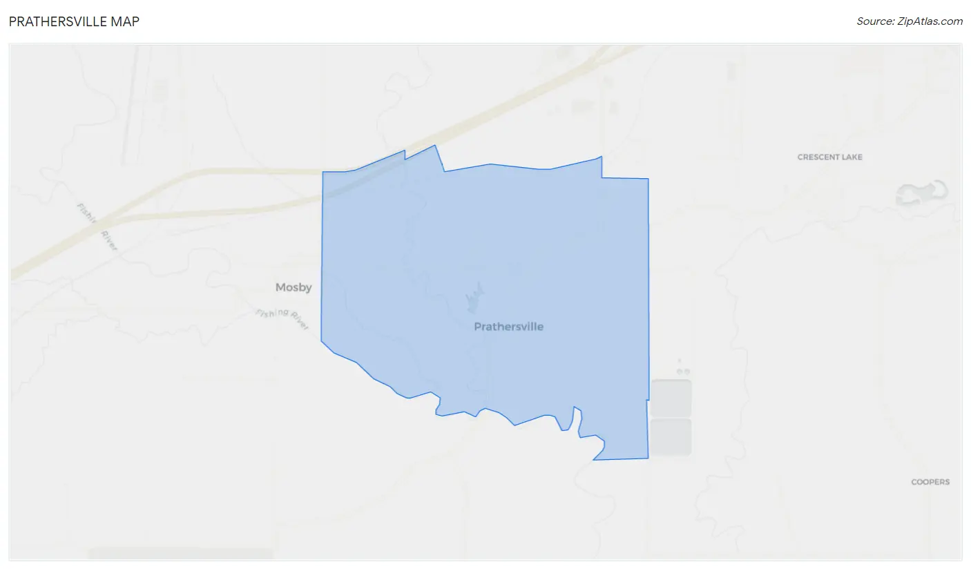 Prathersville Map