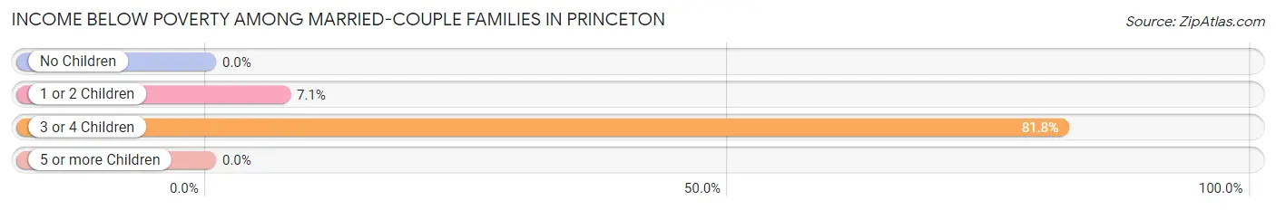 Income Below Poverty Among Married-Couple Families in Princeton