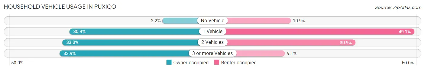 Household Vehicle Usage in Puxico