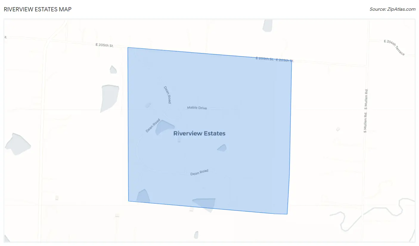 Riverview Estates Map