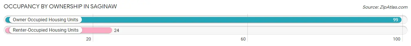 Occupancy by Ownership in Saginaw