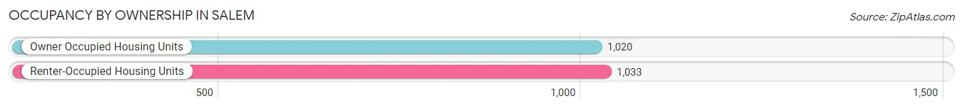 Occupancy by Ownership in Salem