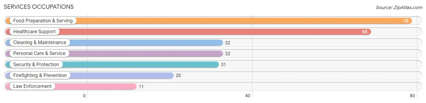 Services Occupations in Shelbina