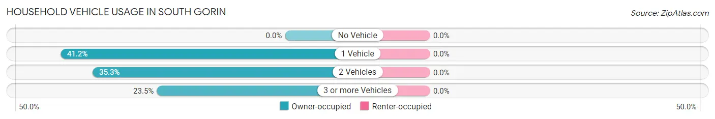 Household Vehicle Usage in South Gorin