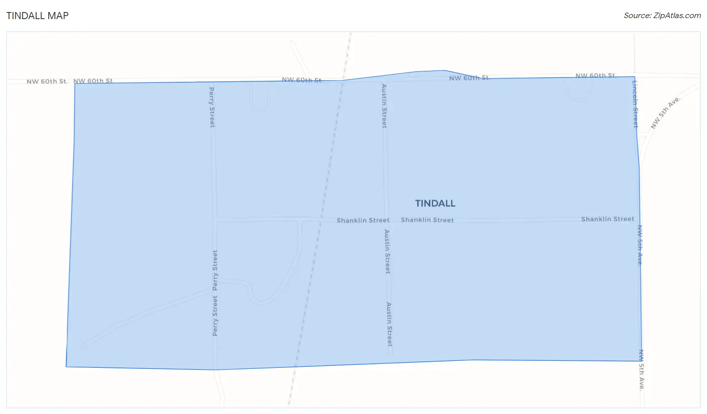 Tindall Map