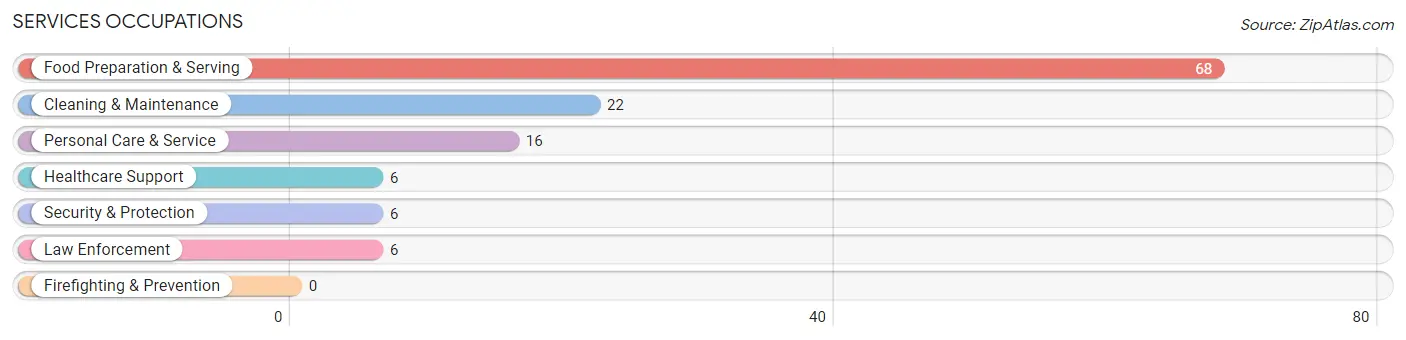 Services Occupations in Truesdale