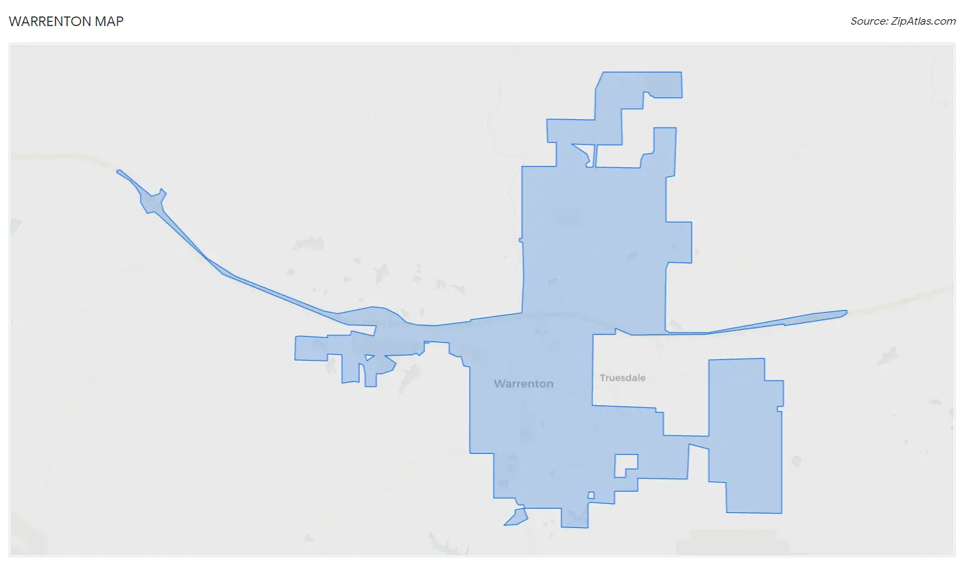 Warrenton Map