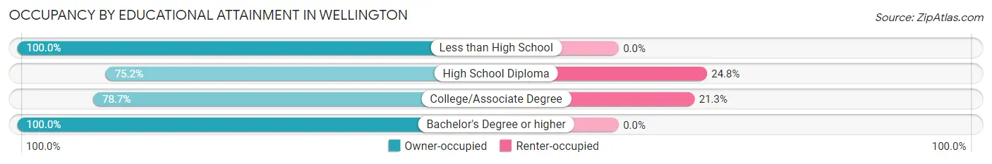 Occupancy by Educational Attainment in Wellington