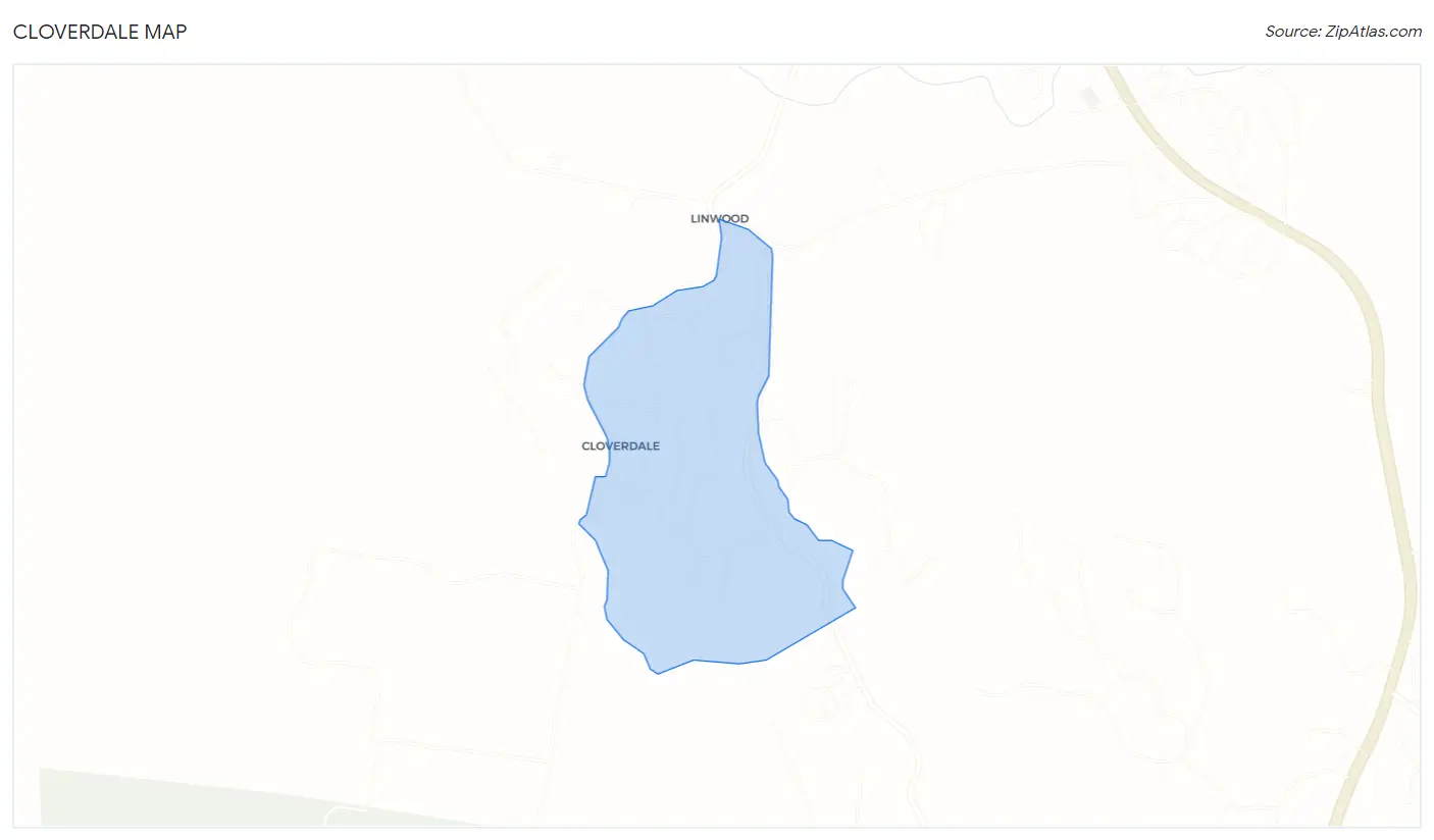 Cloverdale Map