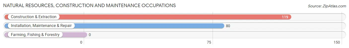 Natural Resources, Construction and Maintenance Occupations in Columbia