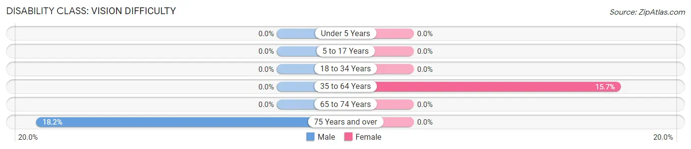 Disability in D LO: <span>Vision Difficulty</span>