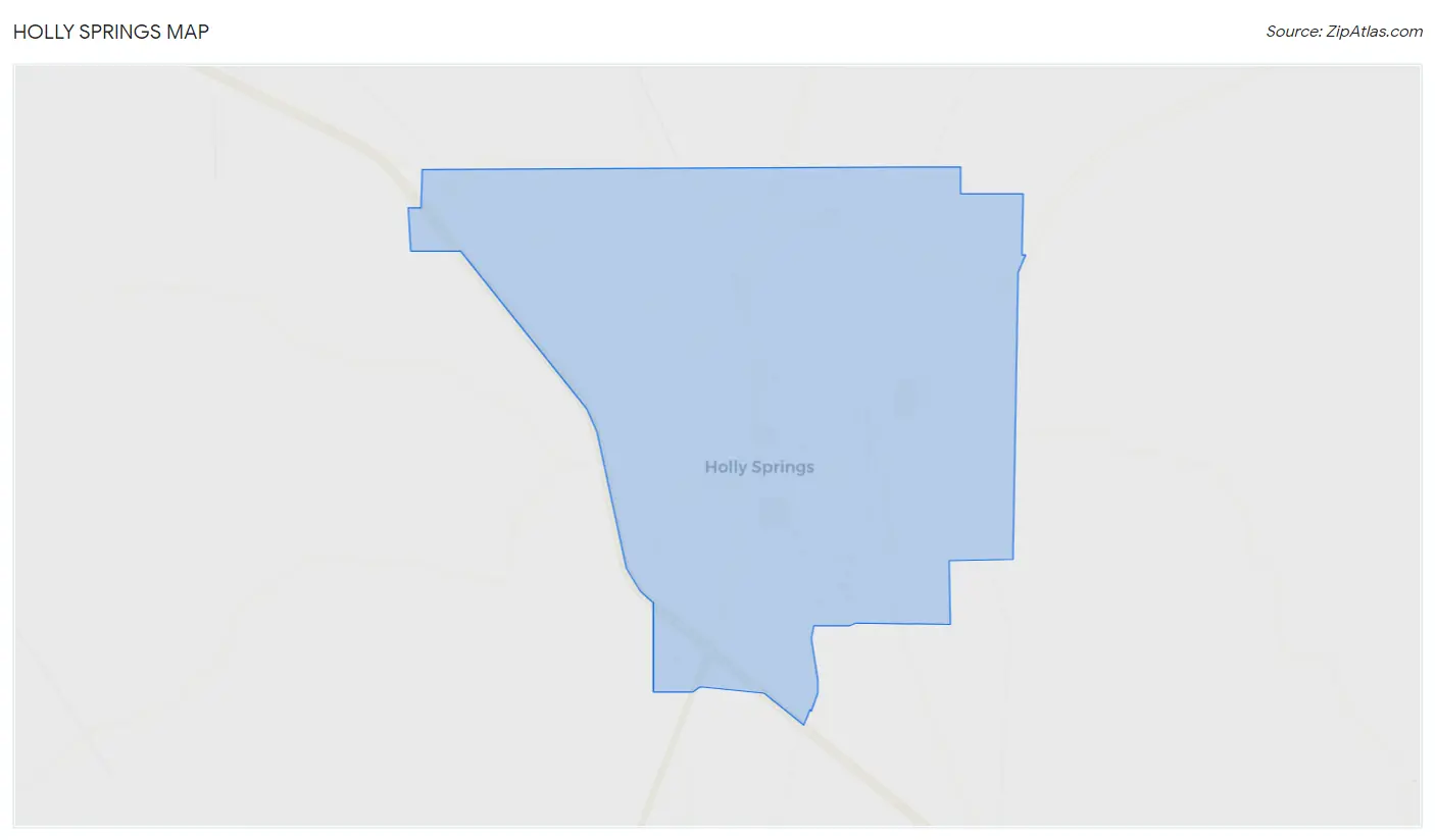 Holly Springs Map