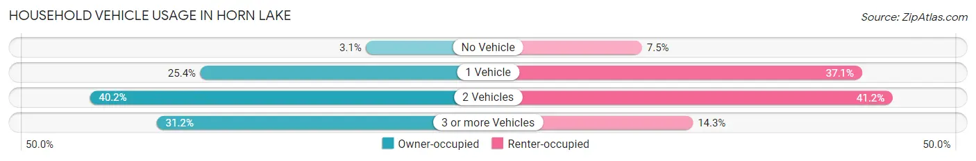 Household Vehicle Usage in Horn Lake