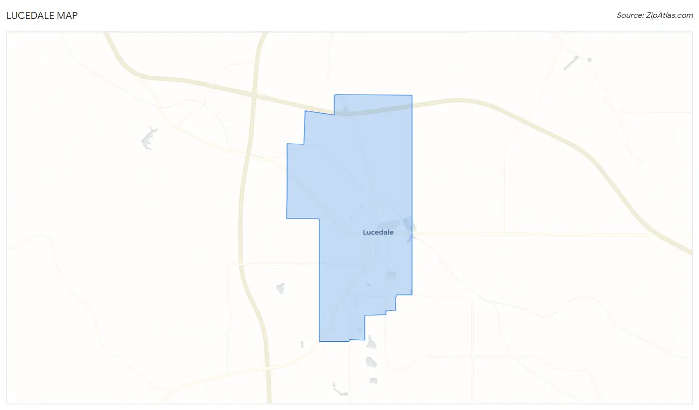 Lucedale Map