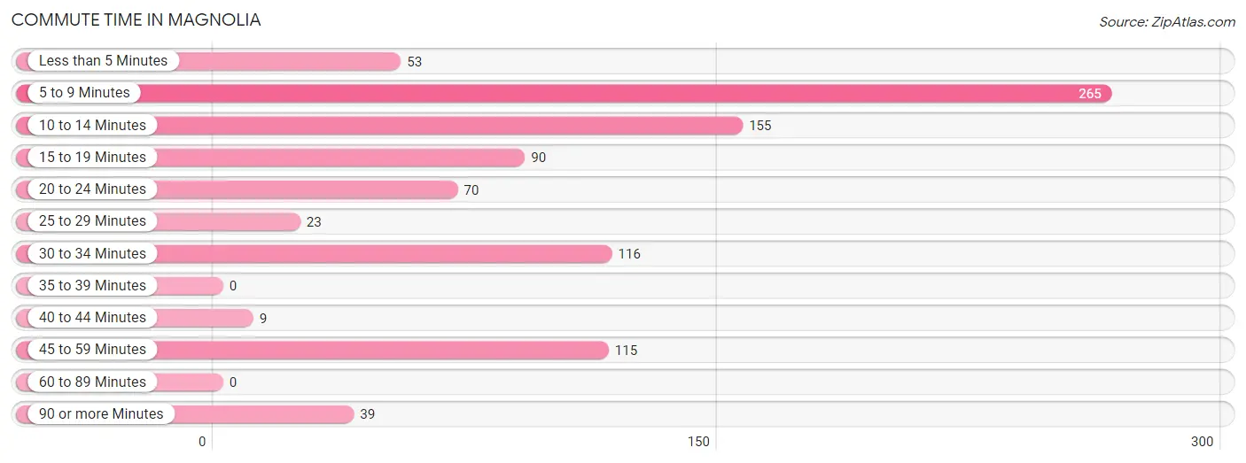 Commute Time in Magnolia