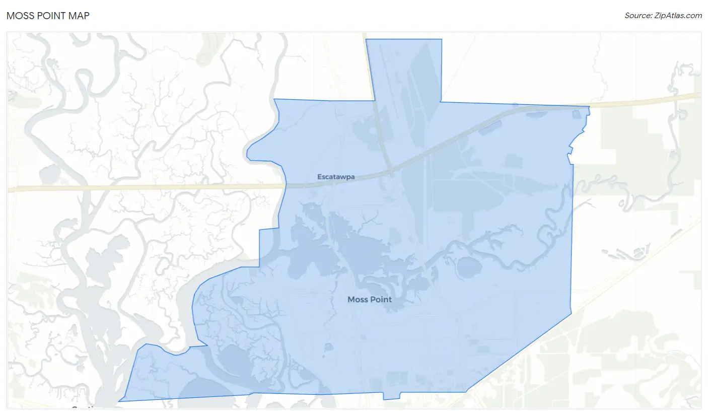 Moss Point Map