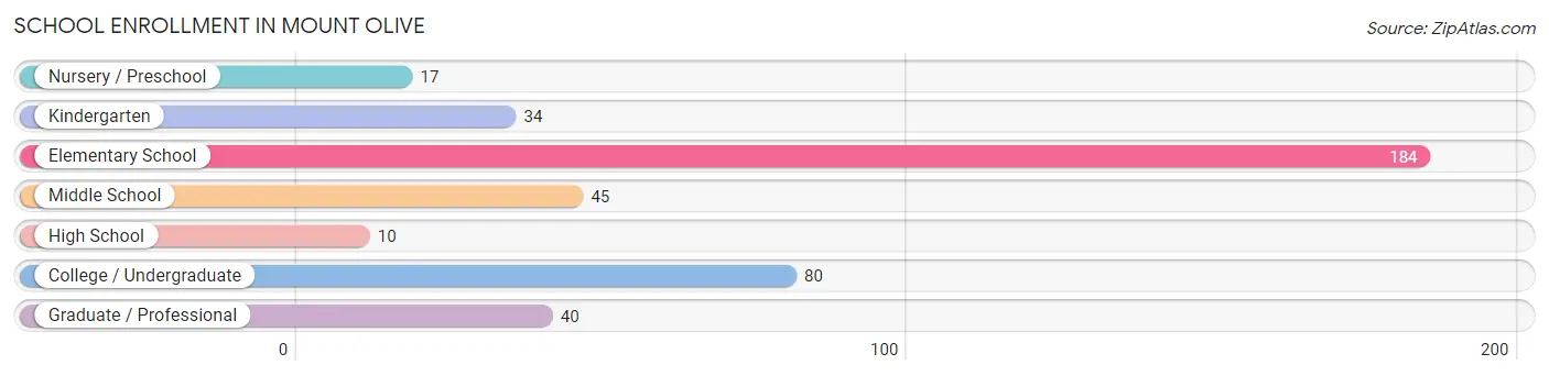 School Enrollment in Mount Olive