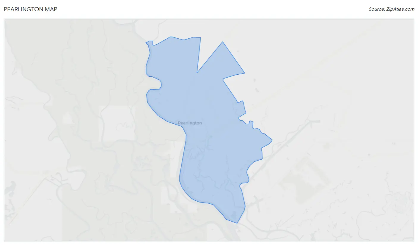 Pearlington Map