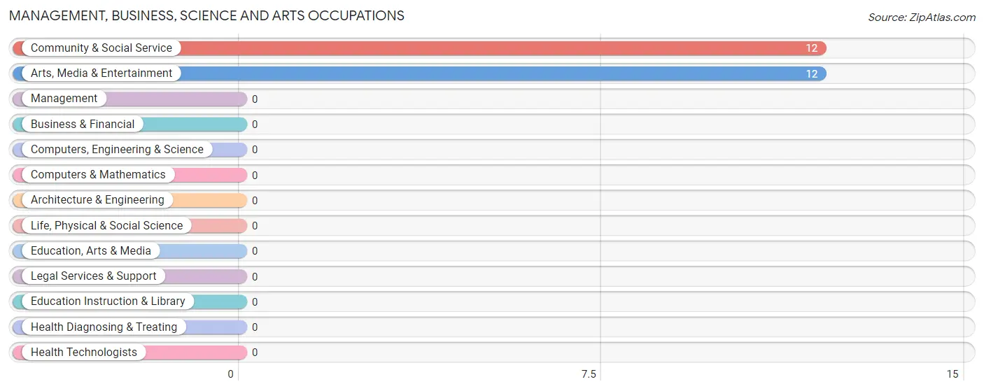 Management, Business, Science and Arts Occupations in Pheba