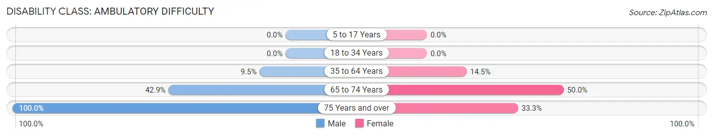 Disability in Roxie: <span>Ambulatory Difficulty</span>