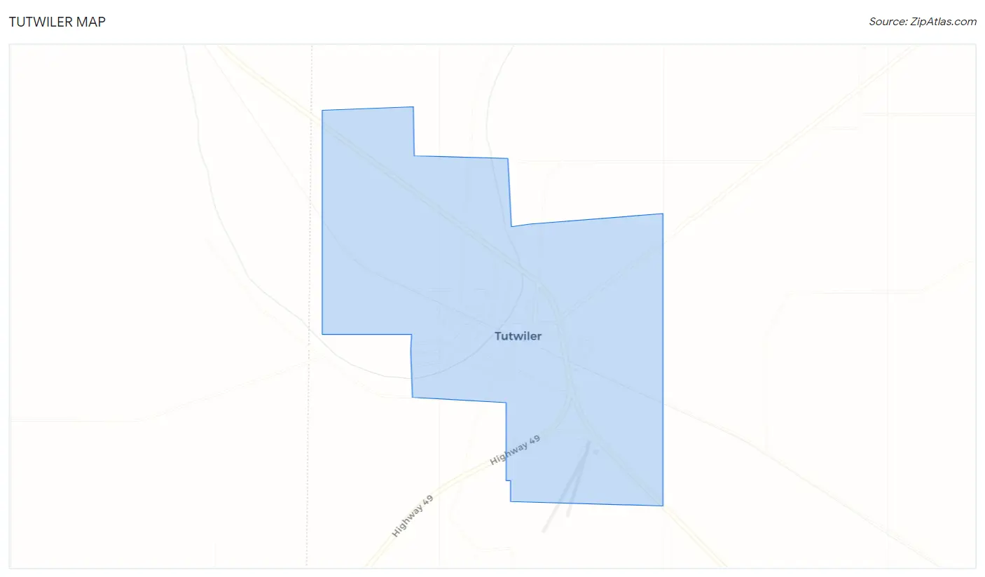 Tutwiler Map