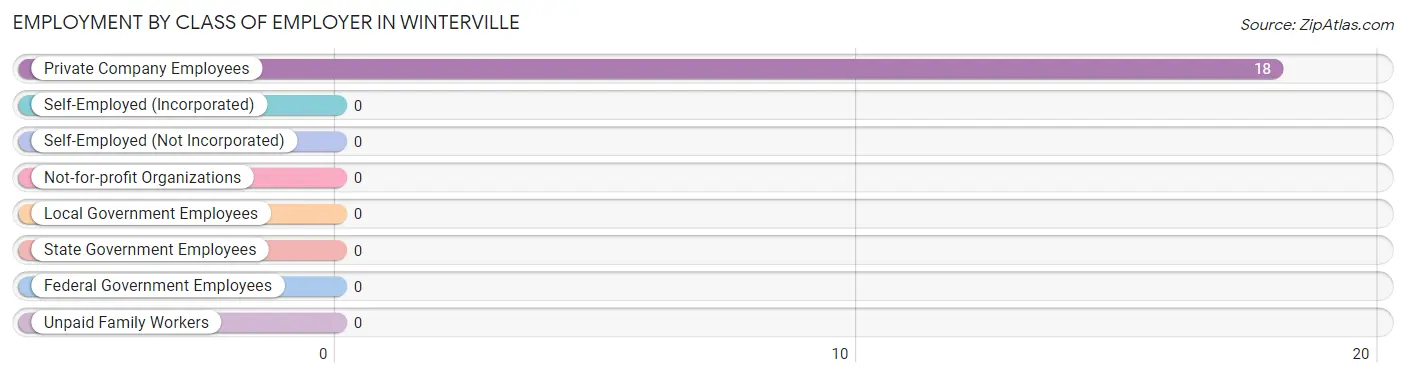 Employment by Class of Employer in Winterville