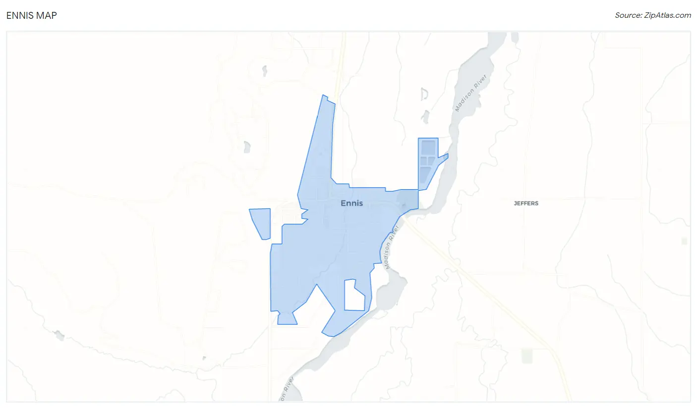 Ennis Map