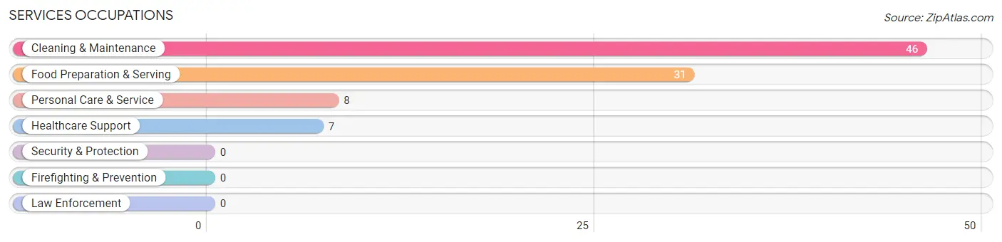 Services Occupations in Ennis