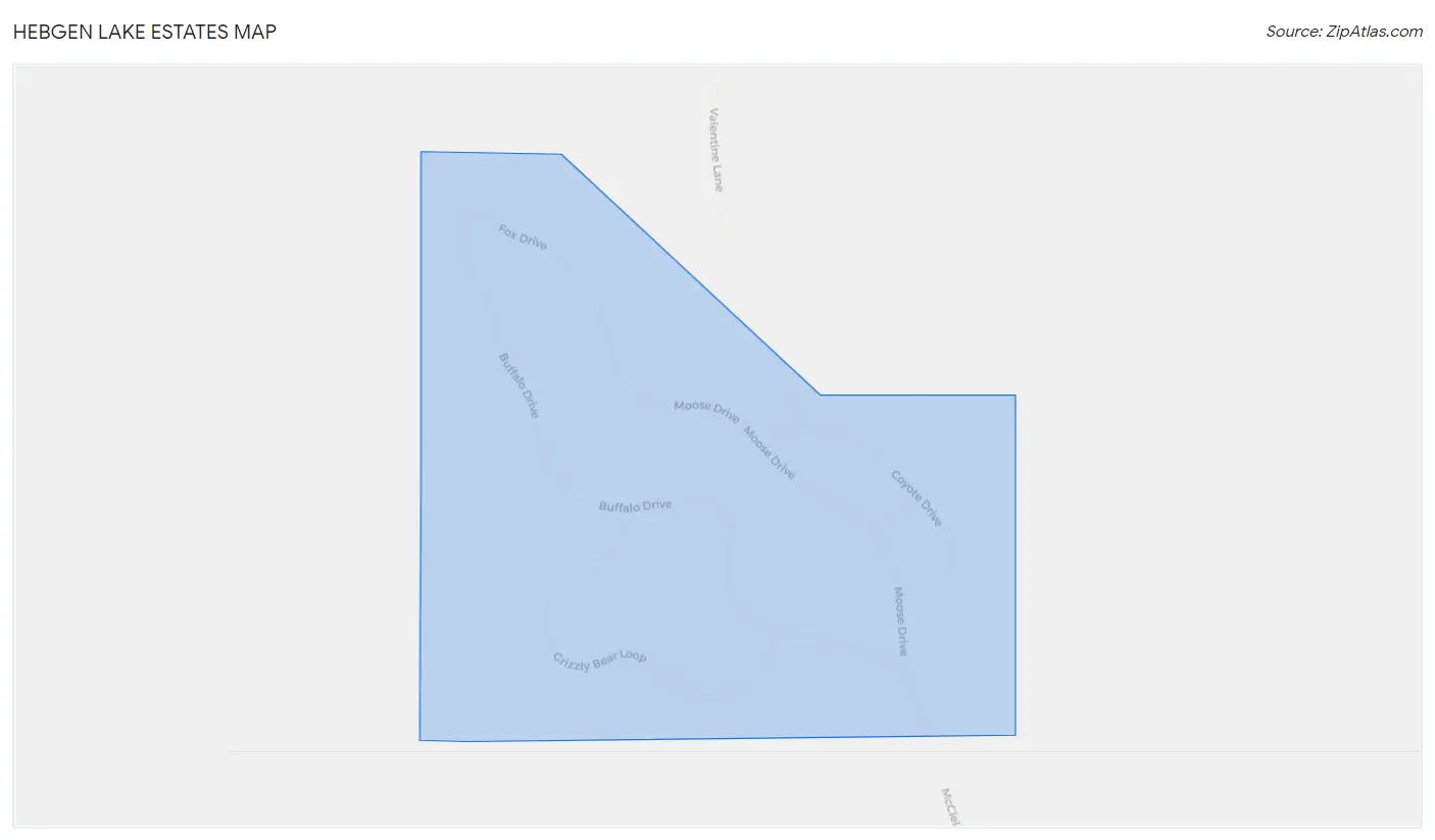 Hebgen Lake Estates Map