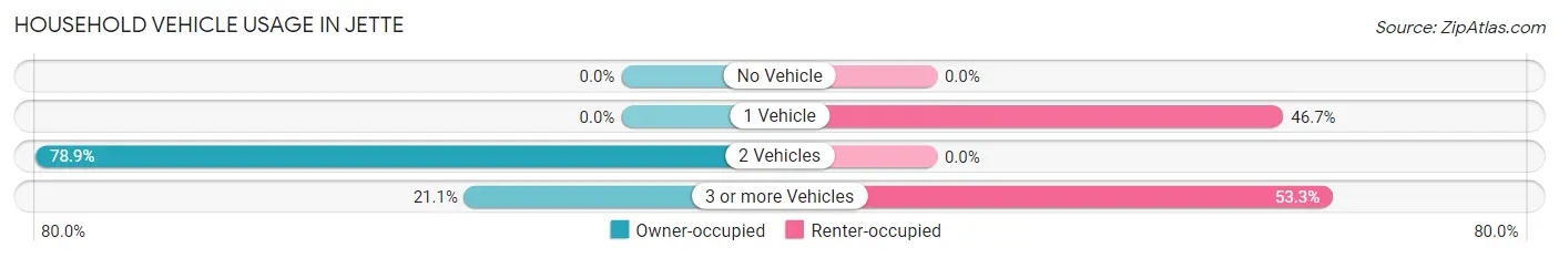 Household Vehicle Usage in Jette