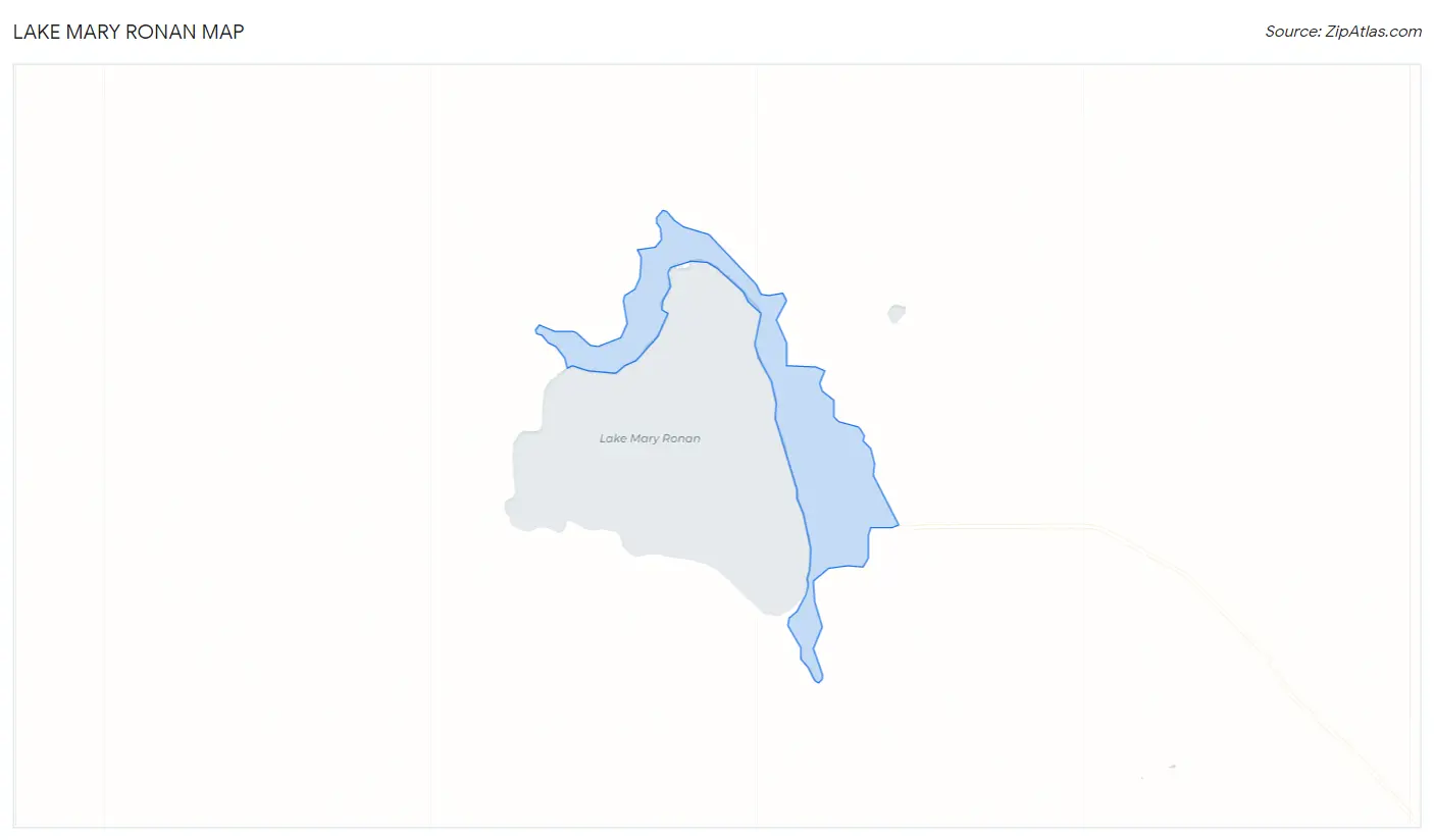 Lake Mary Ronan Map