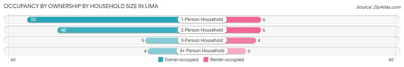 Occupancy by Ownership by Household Size in Lima