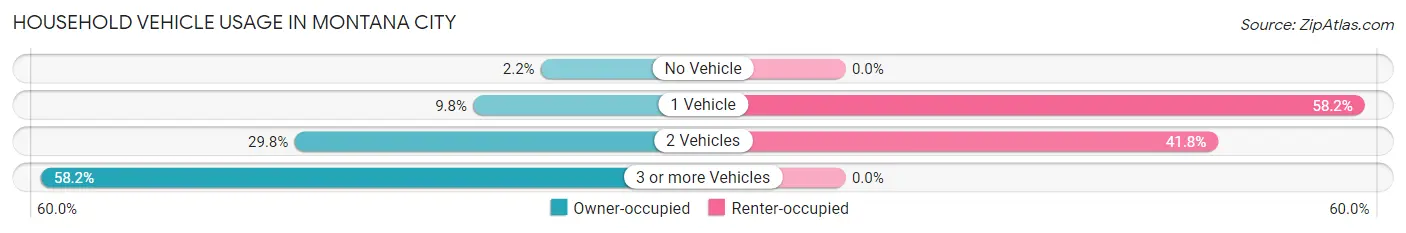 Household Vehicle Usage in Montana City