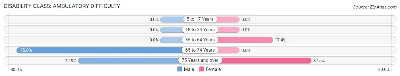 Disability in New Miami Colony: <span>Ambulatory Difficulty</span>