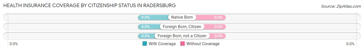 Health Insurance Coverage by Citizenship Status in Radersburg